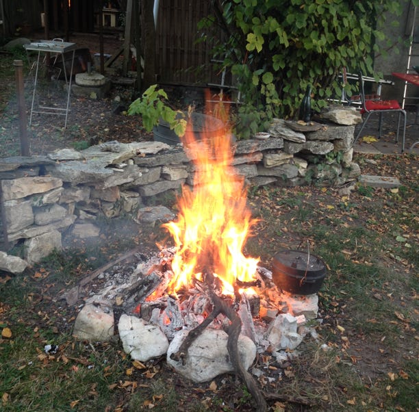 10.2018 schönes gartenfeuer